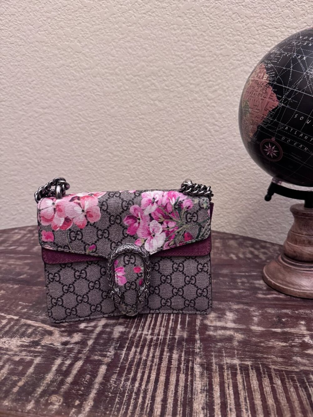 Gucci Dionysus Blooms GG Supreme Shoulder Bag + COA
